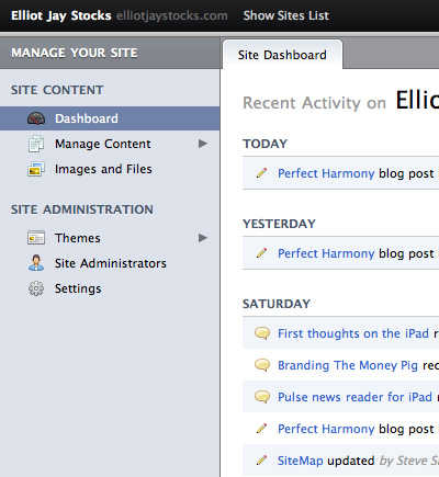 Screenshot of Harmony
