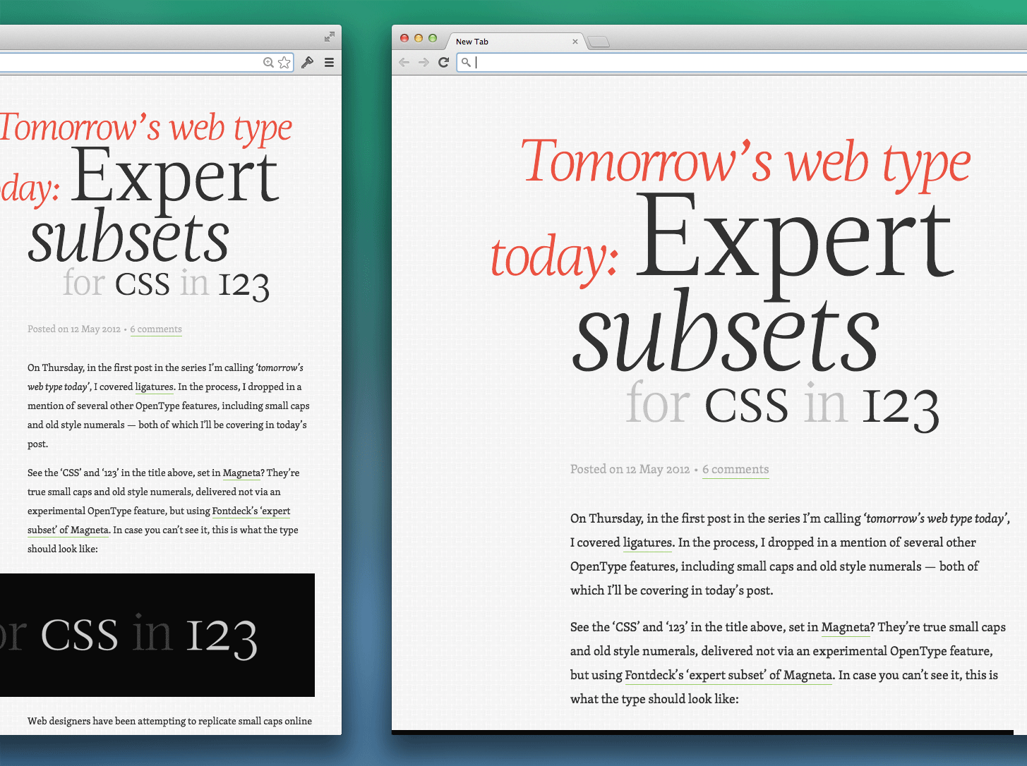 Article illustration for Advanced web typography: Responsive web typography