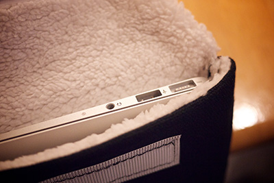 Photo of the ColcaSac MacBook Air 11 sleeve