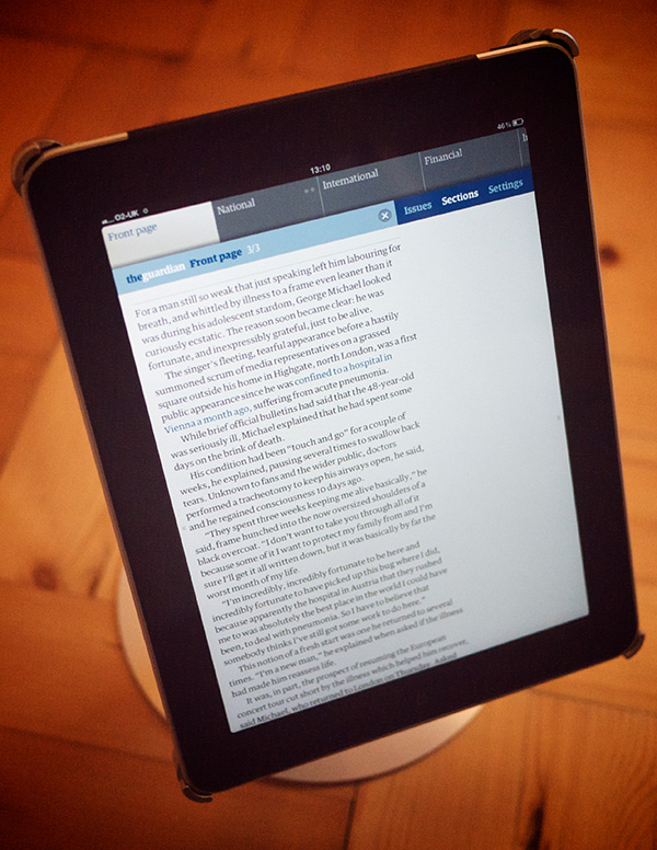 Photo of the Mantis Stand for iPad