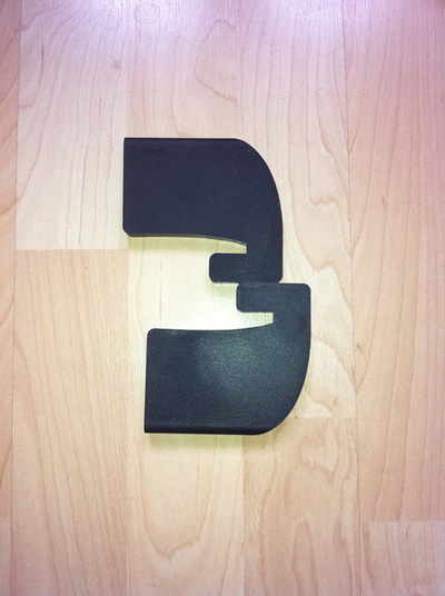 Photo of part of the MoviePeg alphabet