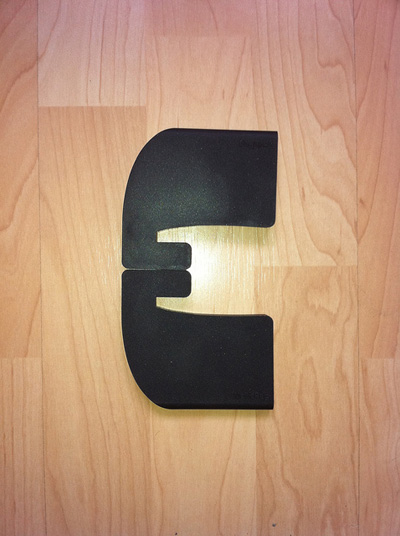 Photo of part of the MoviePeg alphabet