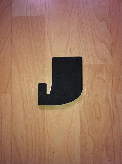 Photo of part of the MoviePeg alphabet