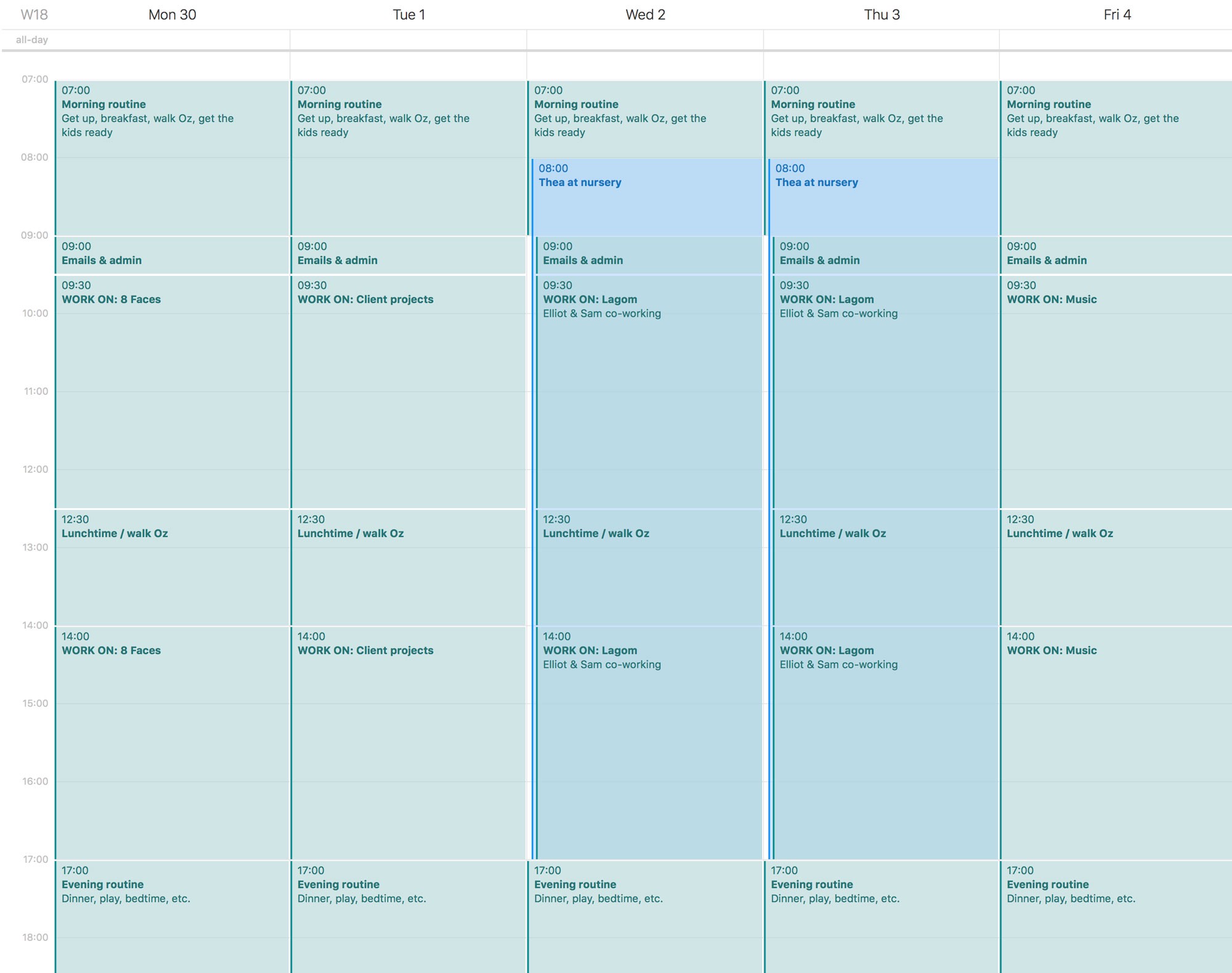 Article illustration for Doing one thing a day; or, a calendar plan that’s actually productive